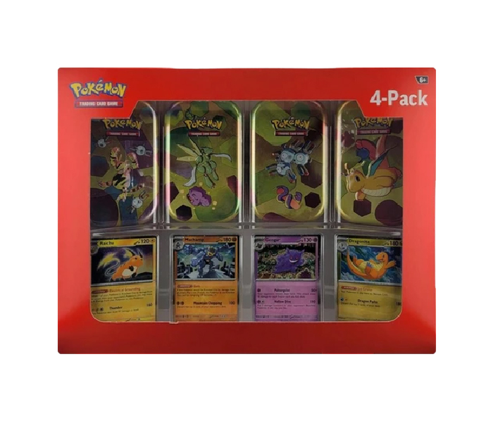 Pokemon: Sam's Club 151 (4 Mini Tins + 4 Promo Cards Bundle)